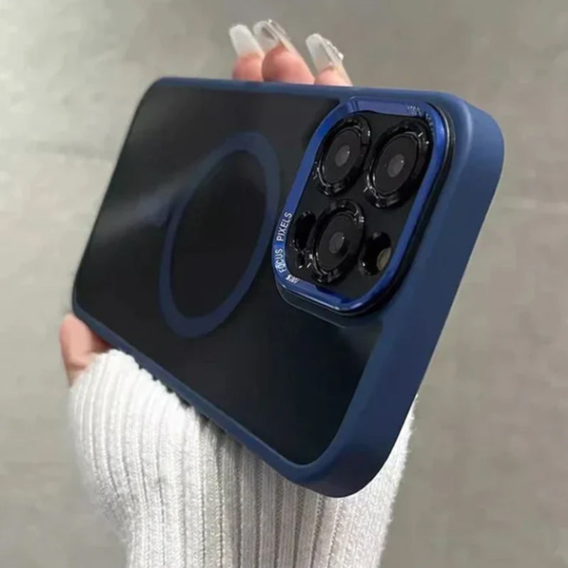 📱Getönte, stoßfeste magnetische iPhone-Hülle