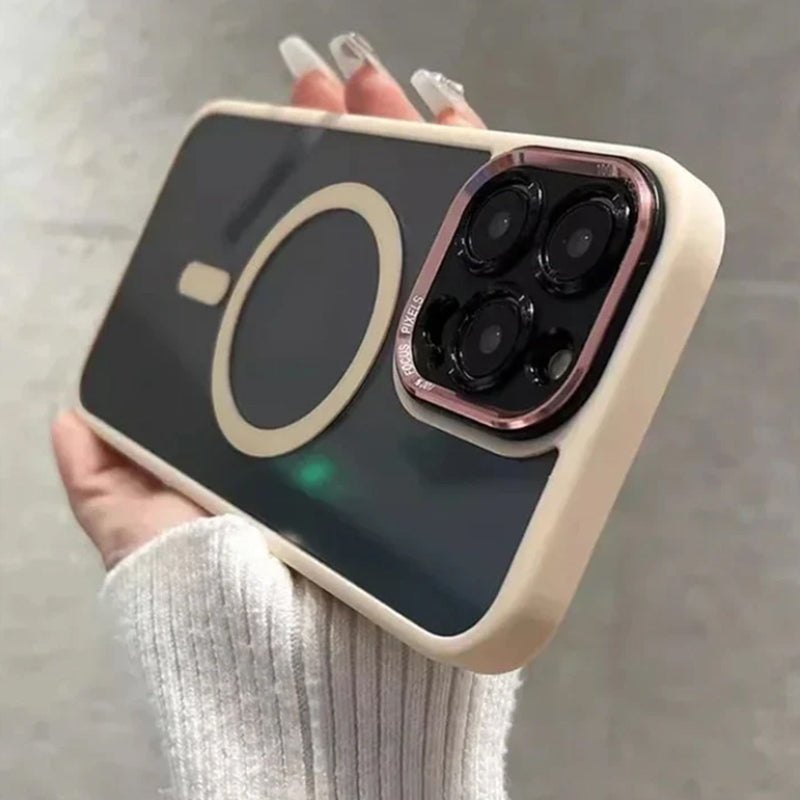 📱Getönte, stoßfeste magnetische iPhone-Hülle